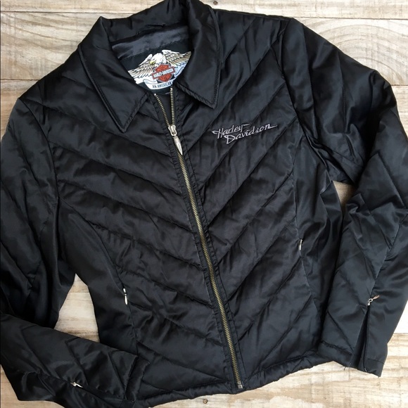 harley davidson padded jacket